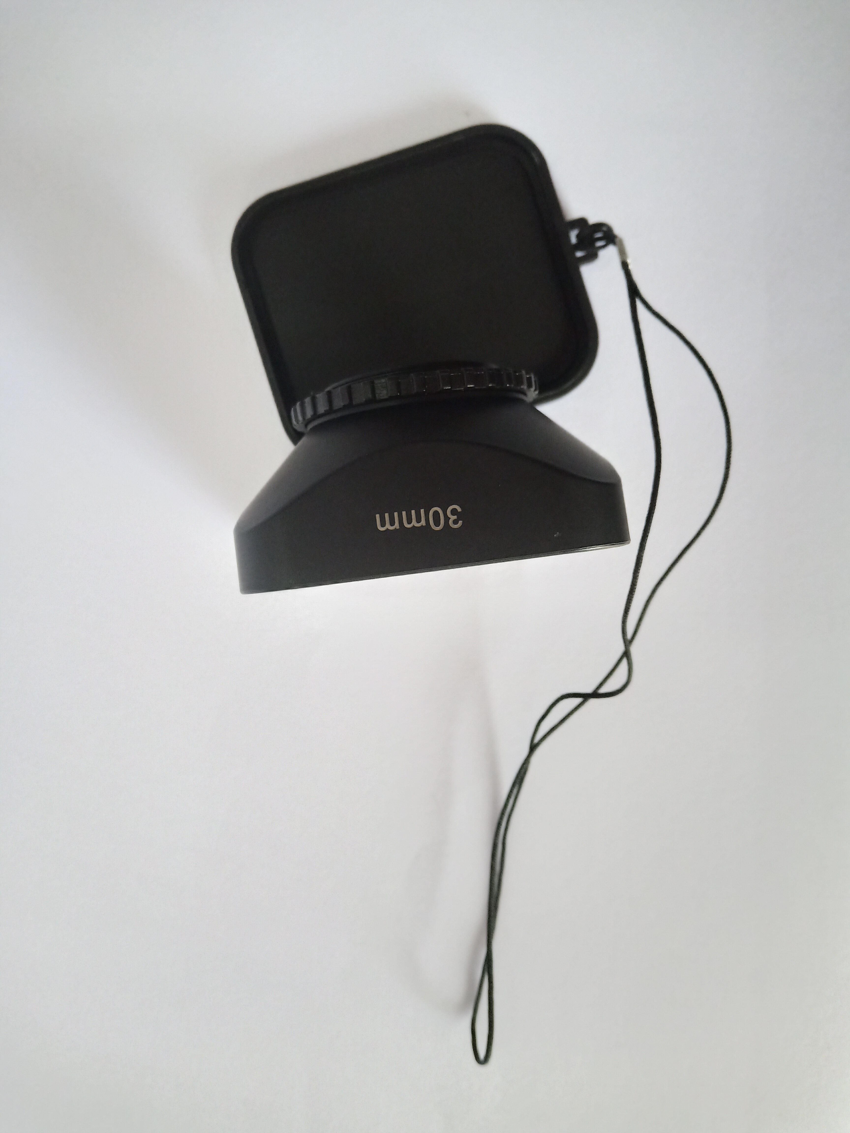 Mennon screw-in capa de lente de vídeo digital em preto para câmeras filmadoras novo