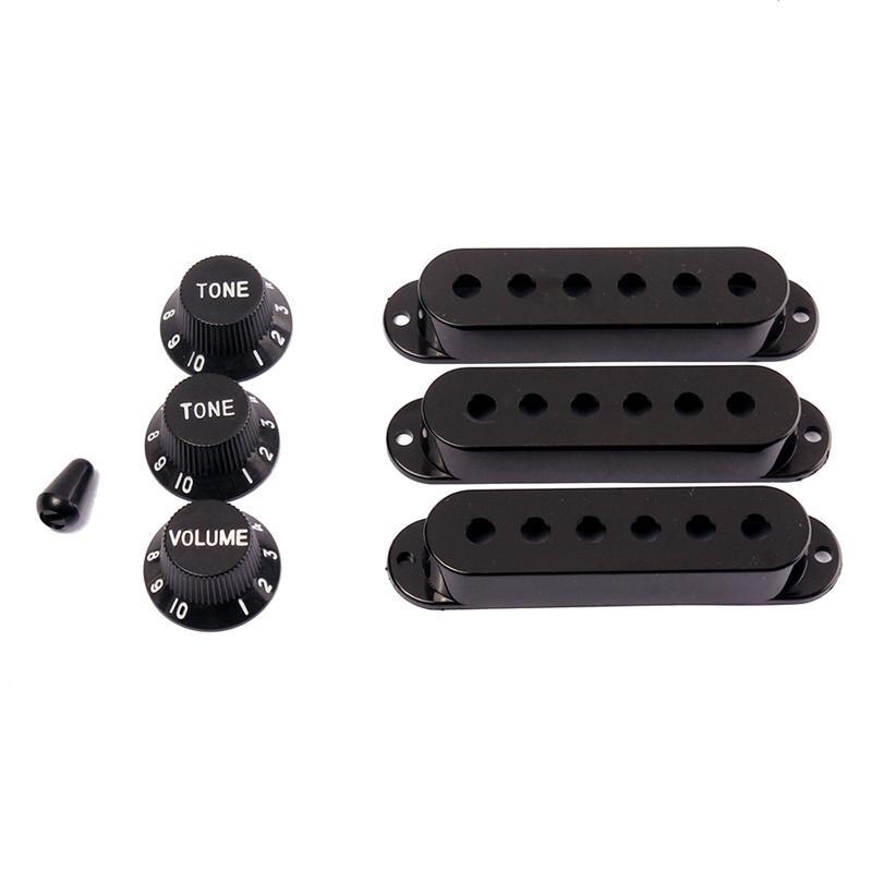 Strat Gitaar Pickup Covers Tone Knoppen Switch Tip Set Gitaar Accessoires Voor Fender Stratocaster Vervanging Accessoire Kit Deep