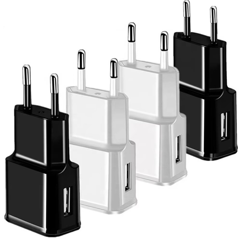 5V 2A USB Charger Travel Wall Charging Head Mobile Phone Dual USB Charger AC Adapter Portable EU Plug For iPhone Xiaomi Realme