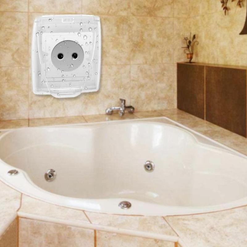 Waterproof Switch Box Universal Waterproof Type Wall Socket Plate Panel Switch Box Cover Prote