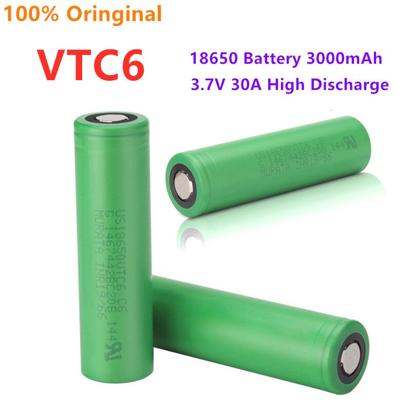 Originele VTC6 18650 3000 Mah Li-Ion 3.7V Batterij Voor Sony Us18650 Vtc6 3000 Mah Batterij Gebruik Speelgoed Gereedschap batterijen Oplaadbare Etc