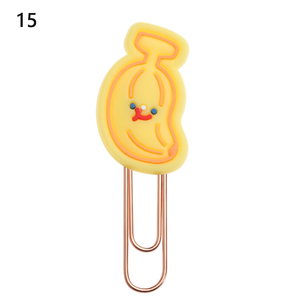 Animals Flower Paper Clips Bookmarks Kids Cute Book Mark Paper Clips Desk Organizer Stationery Office School Supply