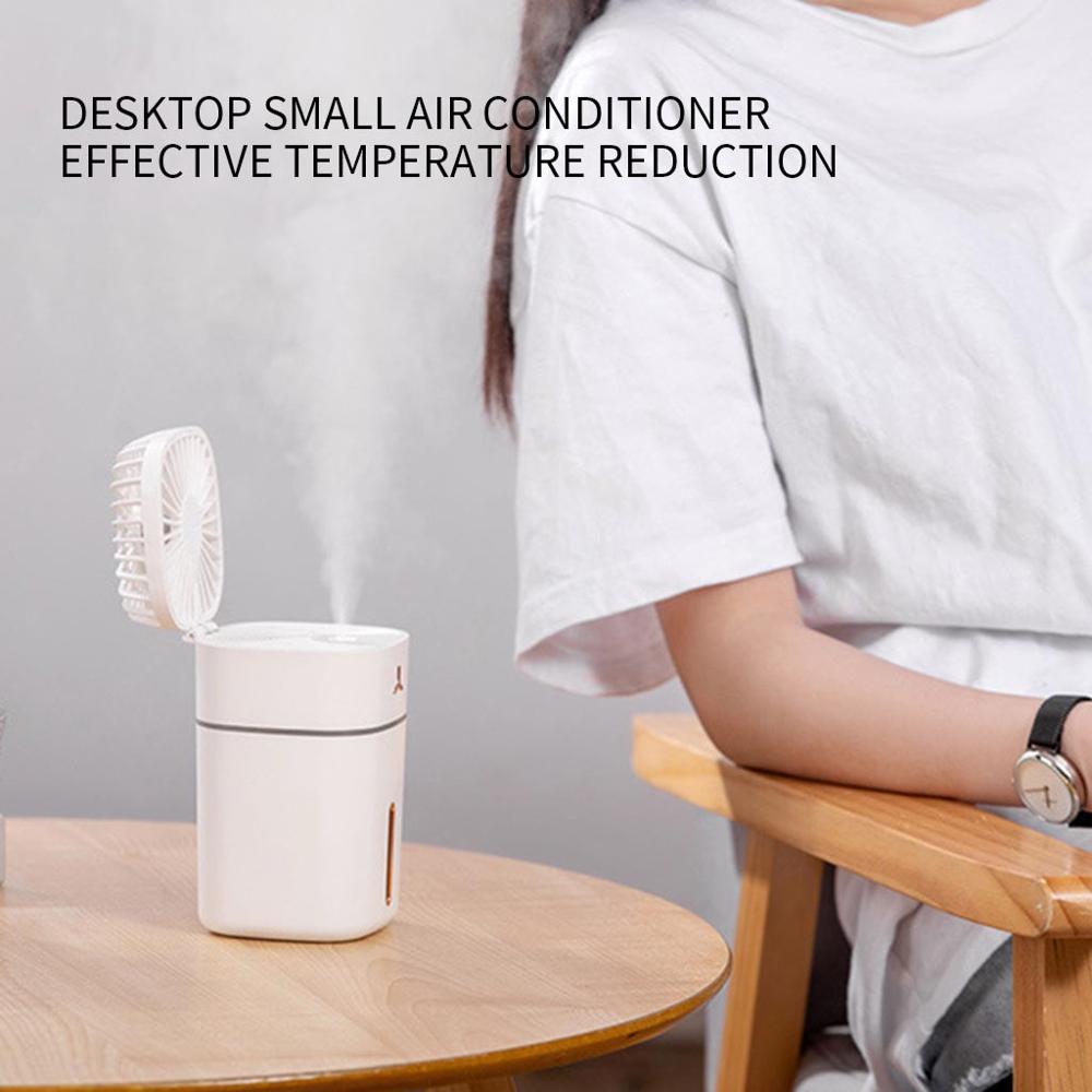 sprühen Fan USB Mini Handheld Lüfter Sommer Neue freundlicher Geschwindigkeit Einstellbar 3 Geschwindigkeit Tragbare Wiederaufladbare