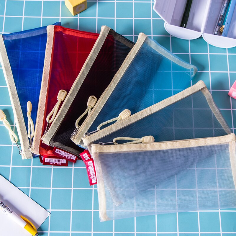 A4 A5 A6 Transparent Color Document Package Paper Voucher Stationery Office Storage Bag