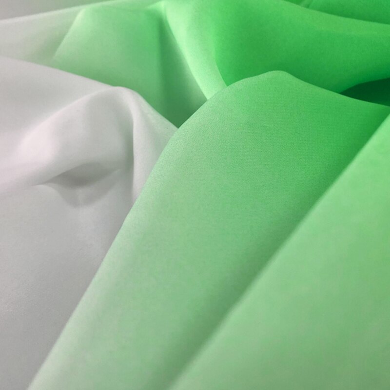 100cm * 120cm de espesor de la gasa tela gradiente Ombre Material para vestido de Koshibo
