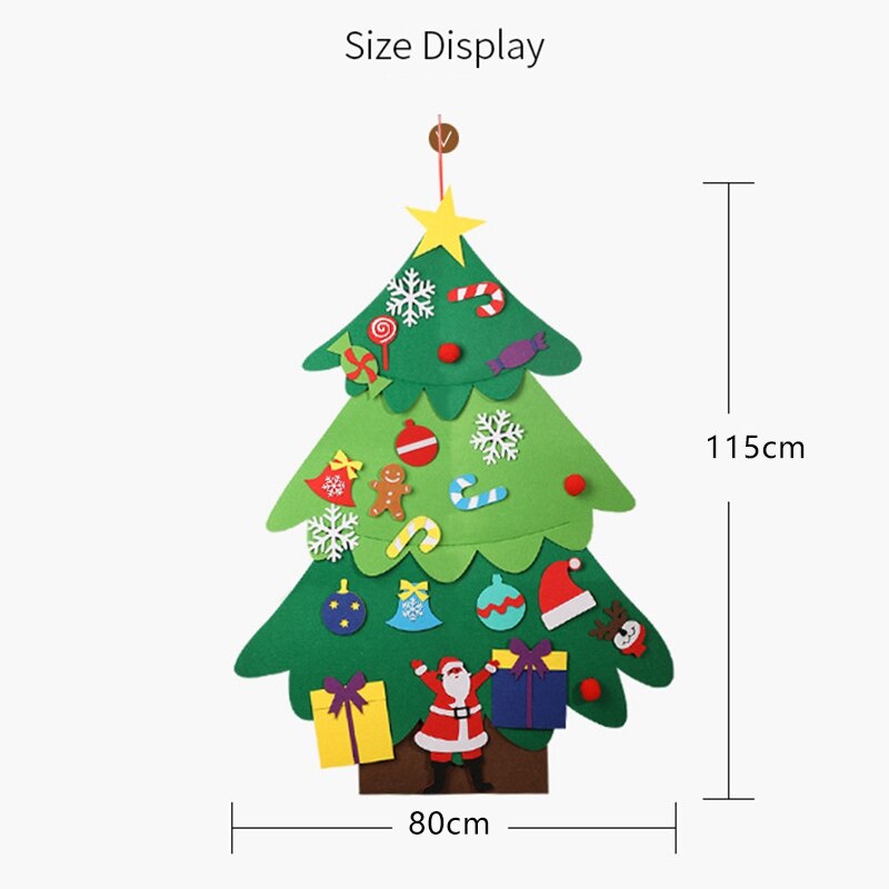 72 Stück Filz Pilz Weihnachtsbaum-Deko – Süße Hängeornamente Für Baum, Wand & Fenster
