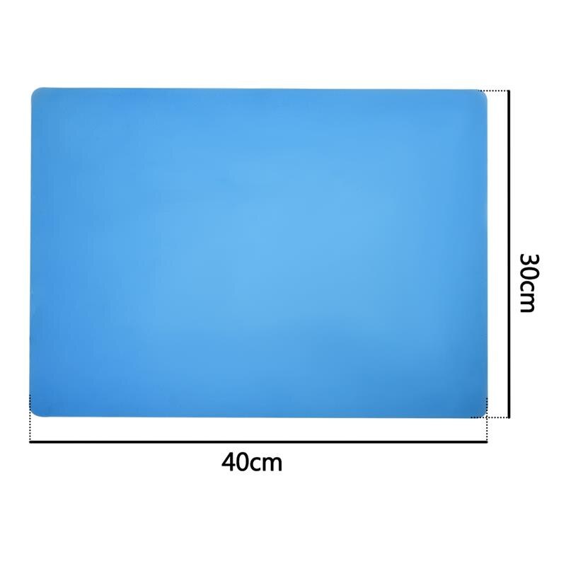 30x40cm Silicone Mat Placemat Non Stick Pad For Resin Jewelry Making Table Protector High Temperature Resistance Sticky Plate