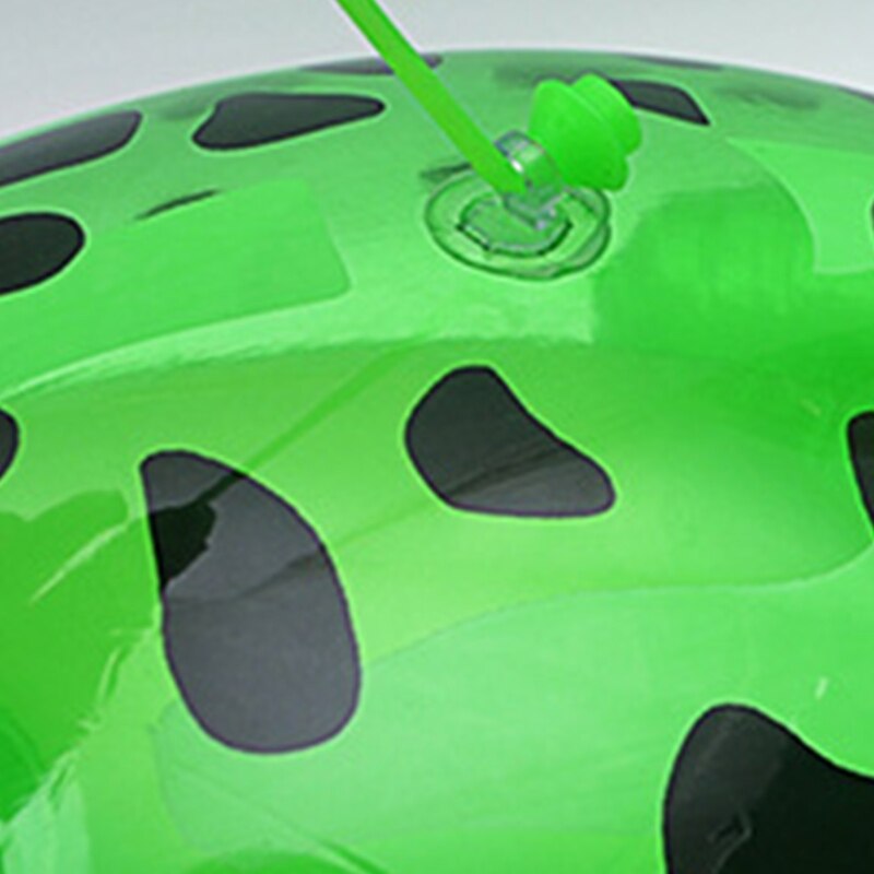 Funny Cute Inflatable Frog with Flashing Light Animal Blow up Toys Party Decor 97BD