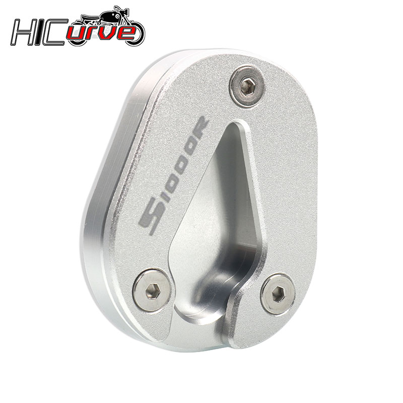 Für S1000R S1000 R S1000R S1000R -2023 Motorrad CNC Ständer Seitenständer Ständer Erweiterung Vergrößerer Pad: Kakifarbig