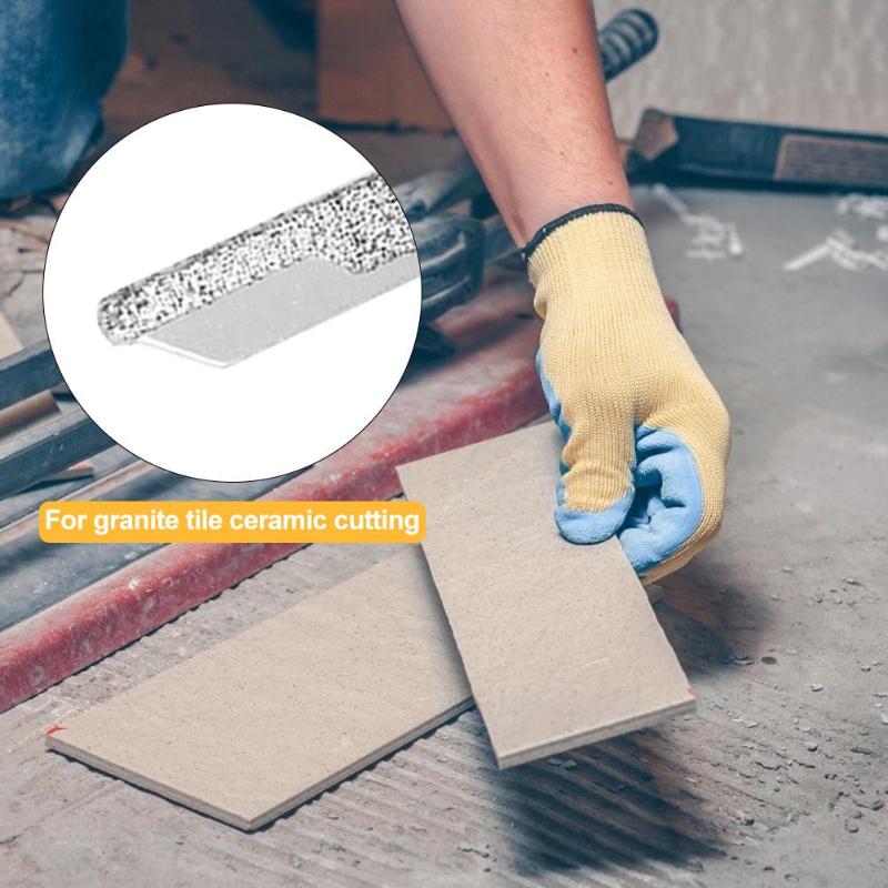 Diamant Jig Zaagbladen T-Schacht Jigsaw Blade Grit 40 Voor Graniet Keramische Snijden Snel Snijden En Langere leven