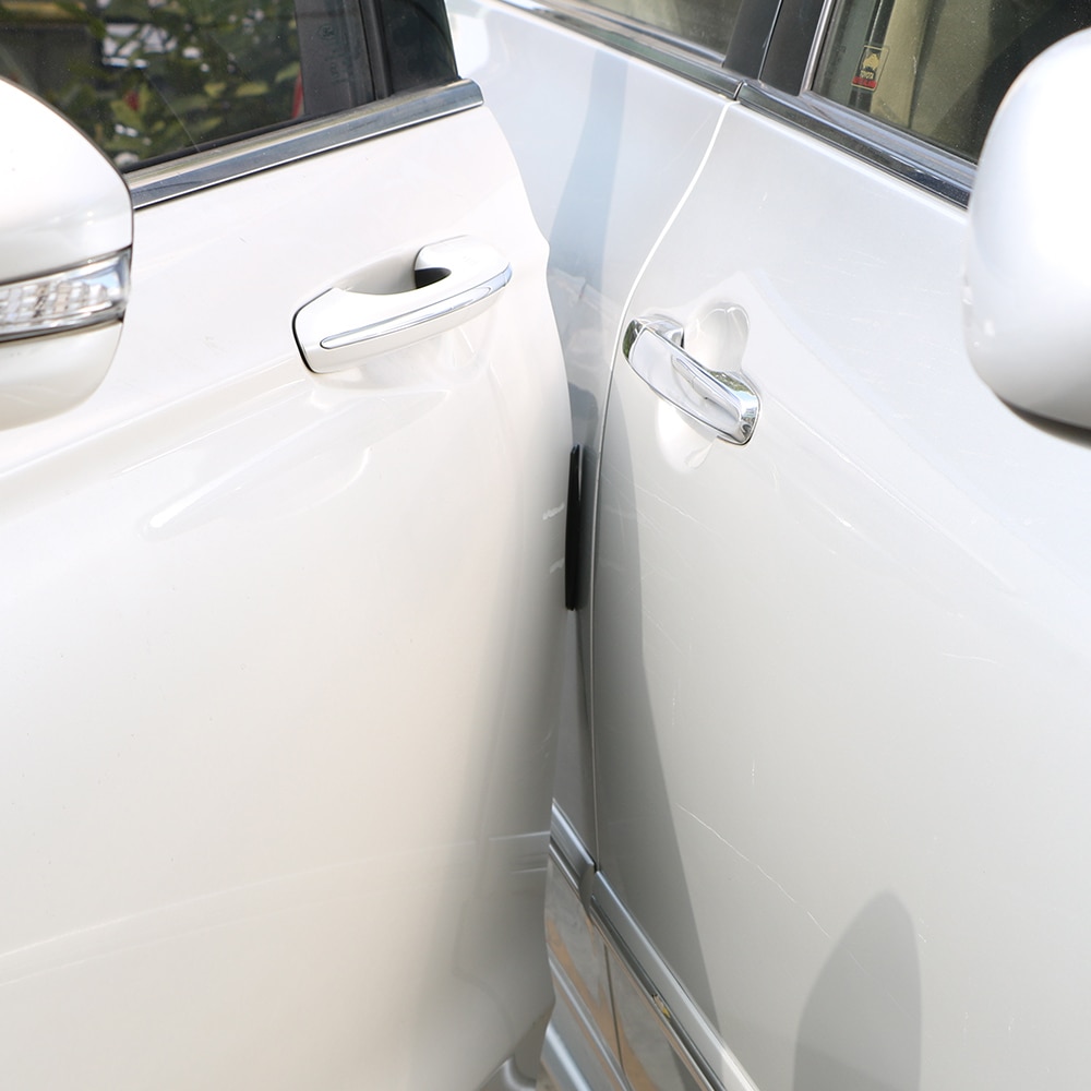 FORAUTO 4Pcs/set Trim Molding Protection Strip Scratch Protector Car Sticker Anti-collision Adhesive Door Edge Guards