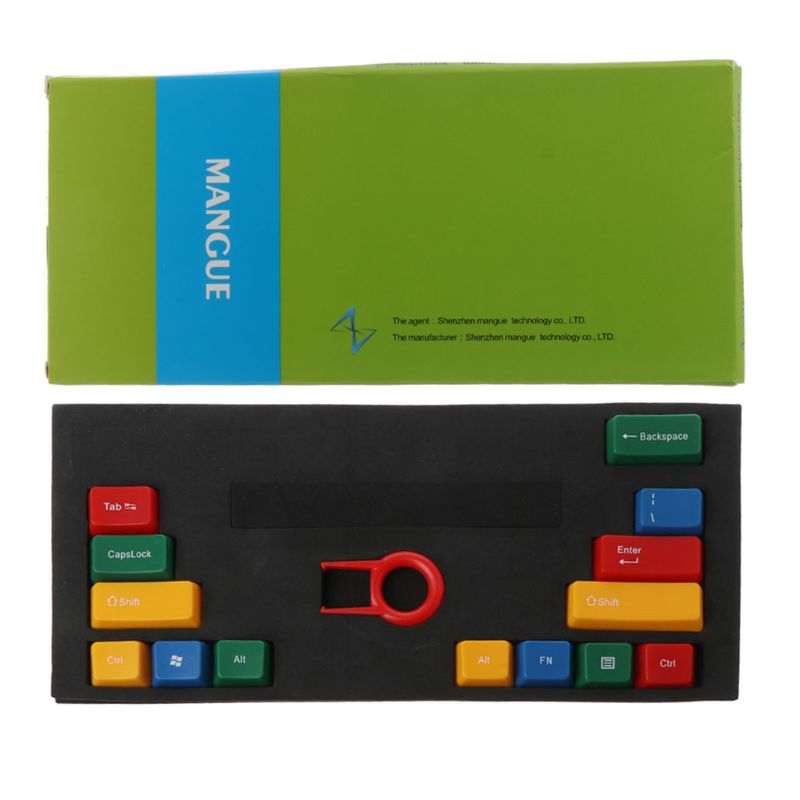 14 Keys ABS RGBY OEM Profile Keycaps for Cherry MX NOPPOO Ducky Filco Mechanical Keyboard Keycap: A