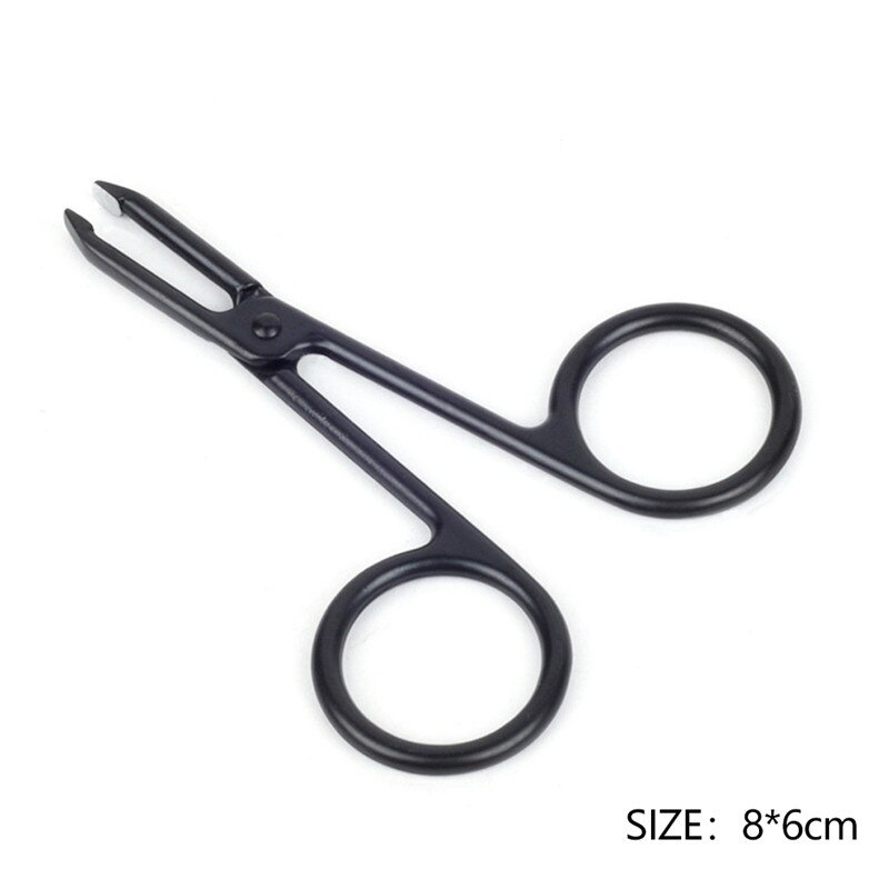 Pinzas para cejas, , práctica, depilación facial, tijeras de maquillaje, Metal cosmético recortador, cortadora de pestañas
