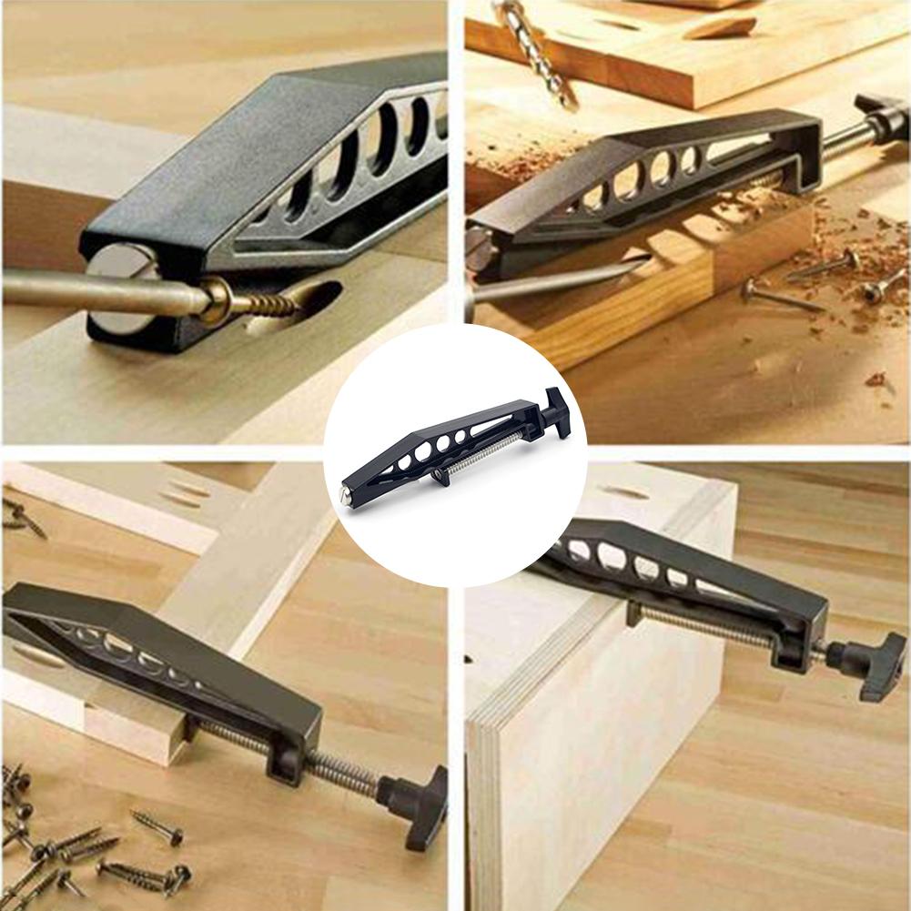 Woodworking Pocket Hole Joints Fixed Clamp Slant Hole Easy To Deform When Clamping The Workpiece Pull Clip Slant Hole Clamp