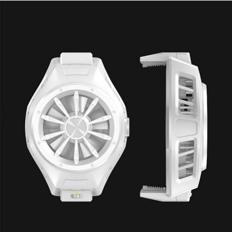 Mobile Phone Radiator Cold Clip Cooler Semiconductor Extremely Fast Cooling Radiator For Iphone12 Mobile Phone Accessories: white