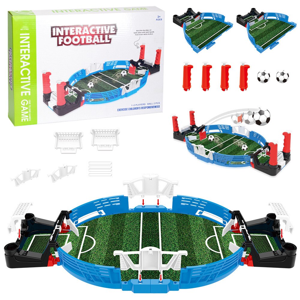 Mini tafelvoetbalspel bordspel indoor spel tafelvoetbal kinderen favoriet kindervoetbaltafels dubbele speler настольный футбол