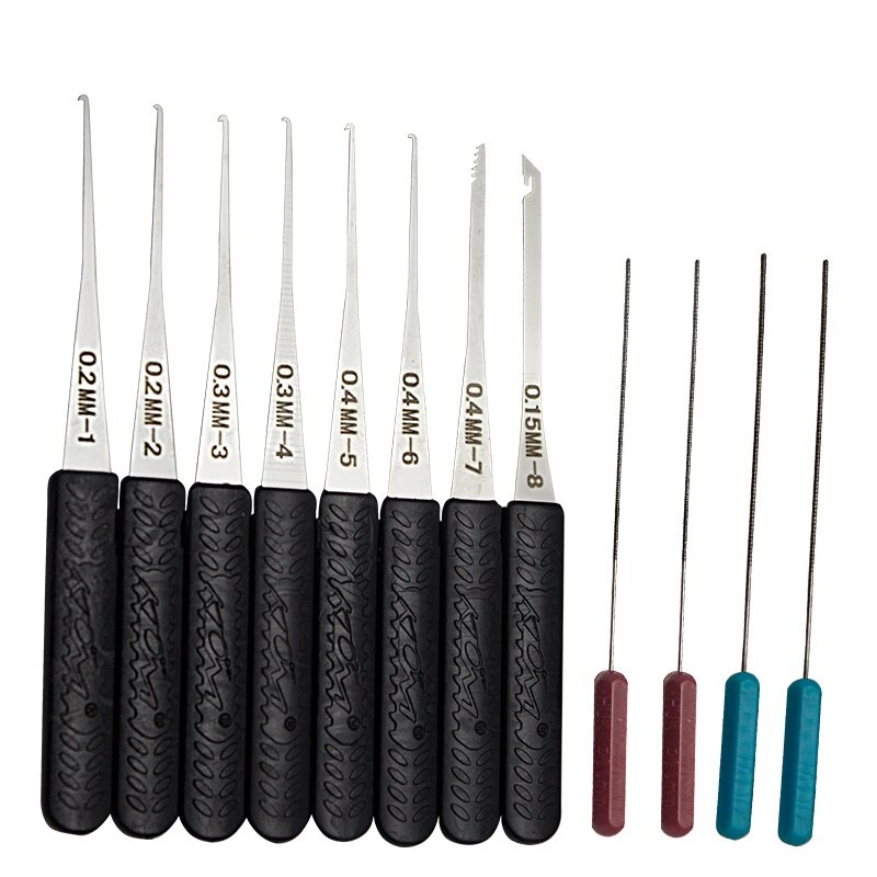 Liushi Broken Key Extractor for Locksmith,Removal Hooks Lock Pin Lock Pick Set Hand Tools