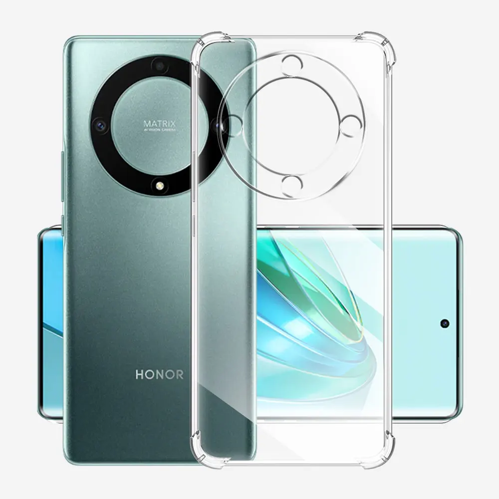 Funda transparente a prueba de golpes para Honor Magic 5 6 Lite 4 Pro 90 80 Pro TPU Funda para Honor X8B X9B X7B X8A X9A X7A X6 Funda de teléfono