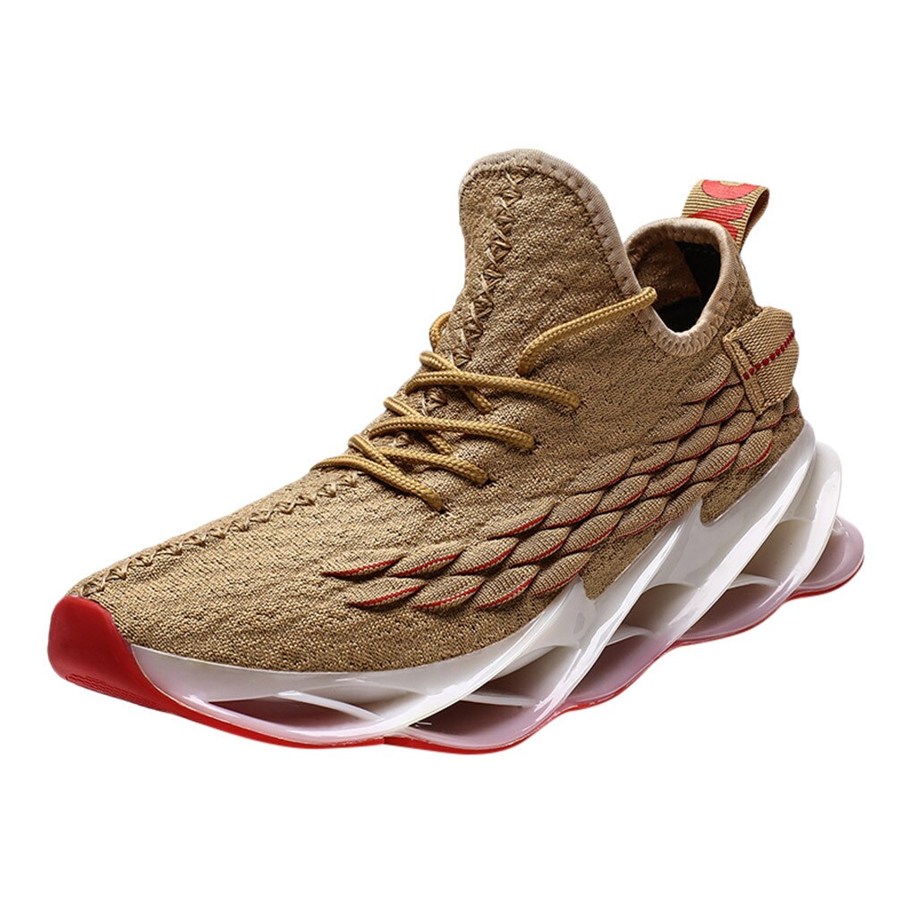 Autumn Men Running Shoes For Outdoor Comfortable Men Trianers Sneakers Men Sport Shoes Air Cushion Lightweight shoes#g4: Brown / 42