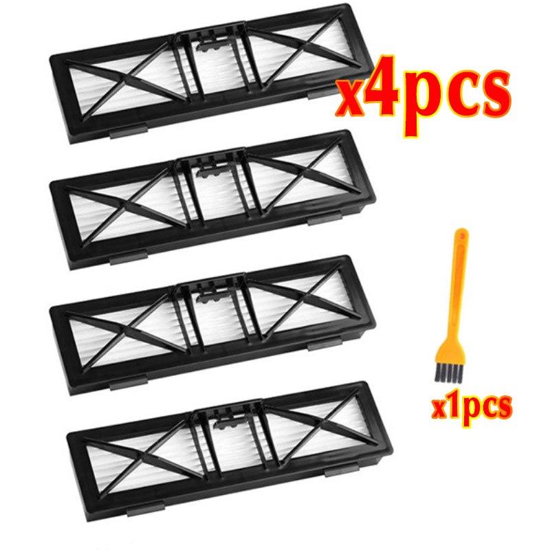 Pièces d'aspirateur filtre HEPA pour Neato Botvac connecté série D 945-0215 D3 D4 D5 D6 D7 D70 D75 D80 D85 filtres de remplacement: 4pcs filter