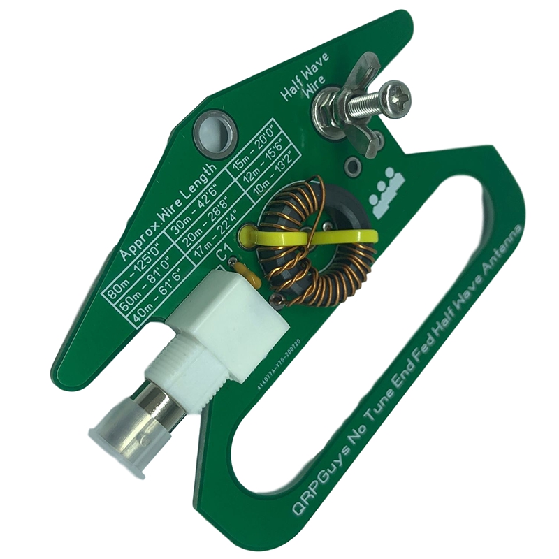 DIY Portable No Tune End Fed Half Wave Antenna 50Ohm Single-Band 80M-10M End-Feed Half-Wave Linear Antenna