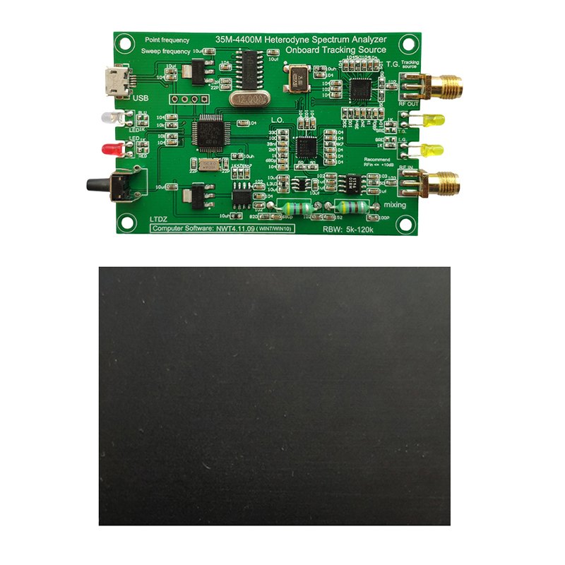 Analyseur de spectre USB LTDZ 35-4400M, Module Source de suivi du Signal, outil d&#39;analyse du domaine de fréquence RF avec coque