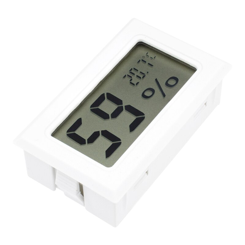 Capteur de température et humidité, Mini écran LCD numérique pratique pour l'intérieur, thermomètre et hygromètre, 1 pièce