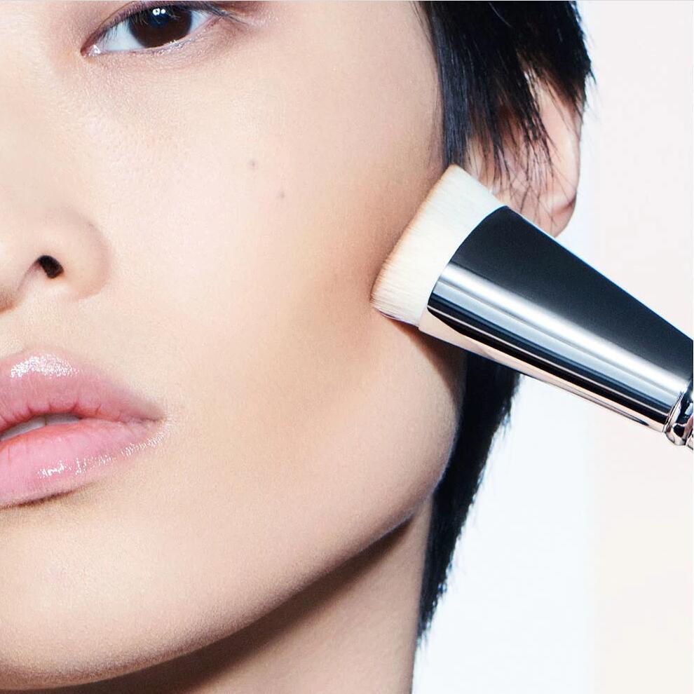 Backstage contour make-up kwast nr. 15 -  synthetische perfecte gezichtssculpting poeders blend finish kwast
