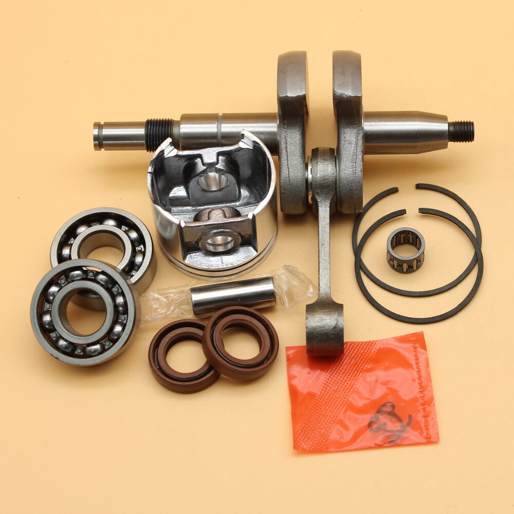 Crankshaft Crank Bearing Oil Seals & 42.5mm Piston Rings Kit Fit STIHL ...