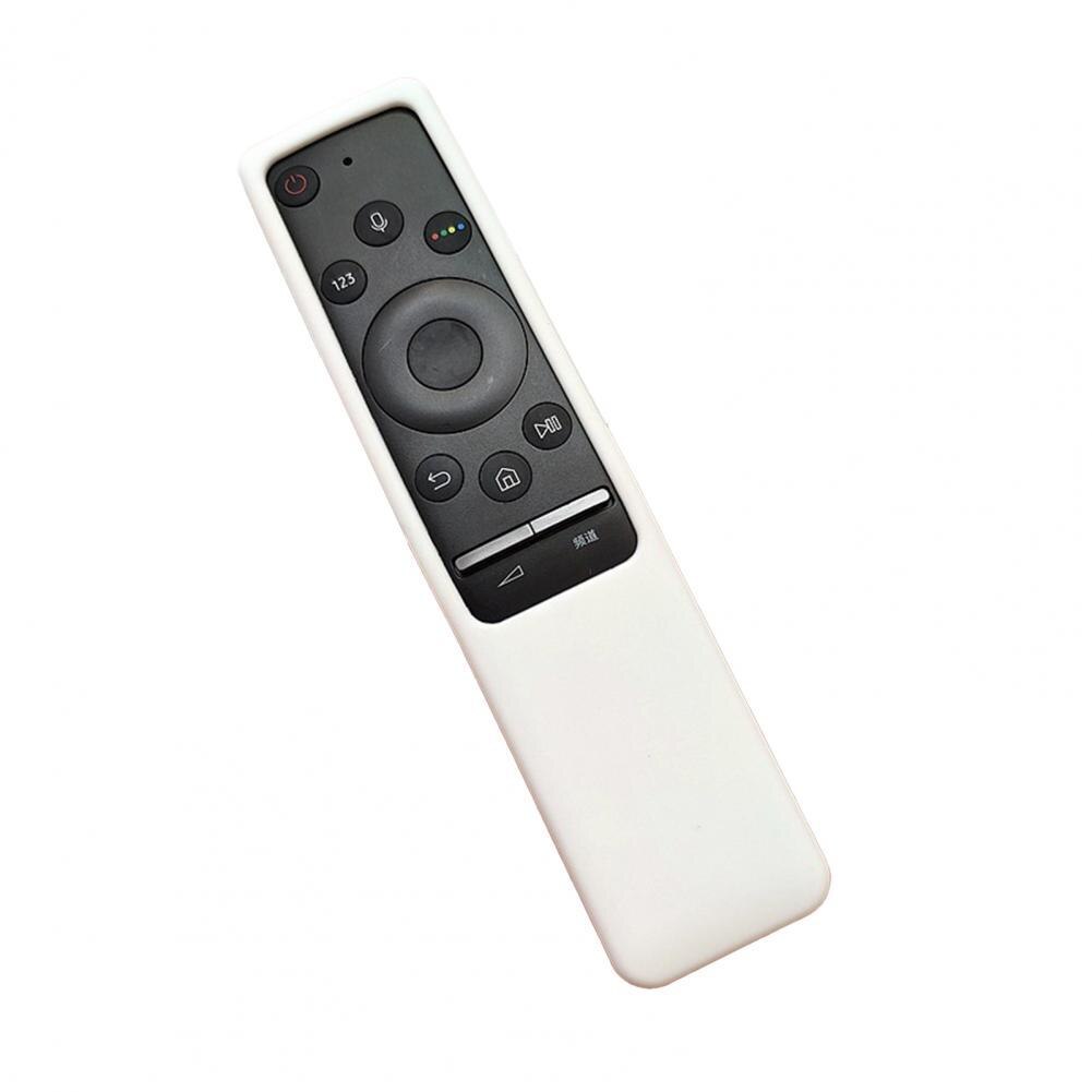 Colorful Durable Shock Proof Remote Control Cover Silicone Remote Control Protector Smooth Surface: White