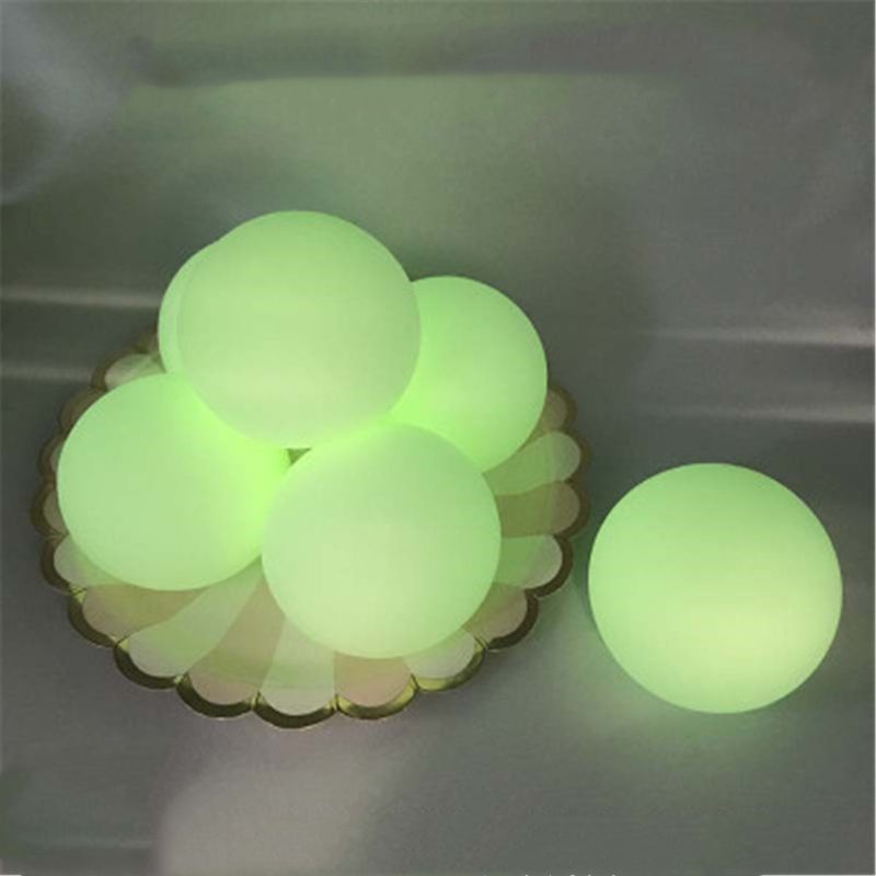 Glow In Dark Squeeze Ball Soft EVA Anti Stress Toys Sports Throw for Kids Childr P31B