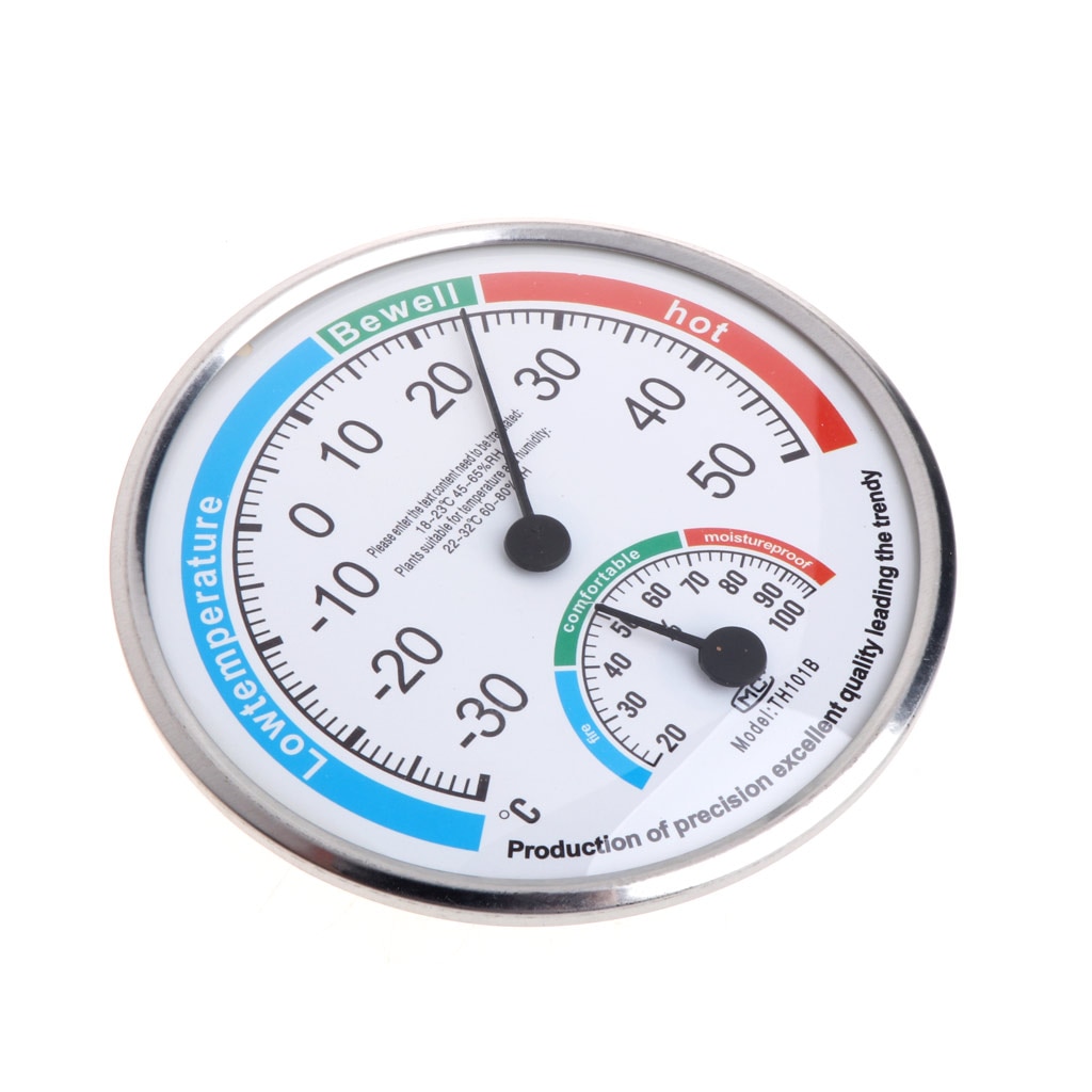Hushålls analog termometer hygrometer temperatur fuktighetsmätare mätare