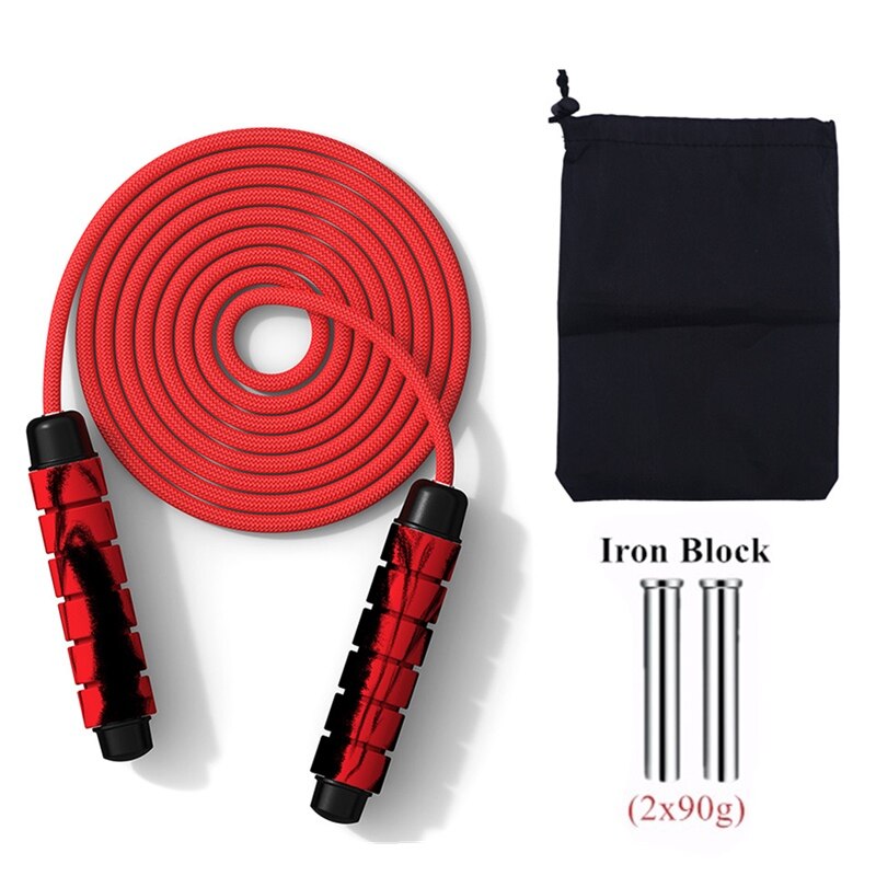 Heavy jump rope: with iron block