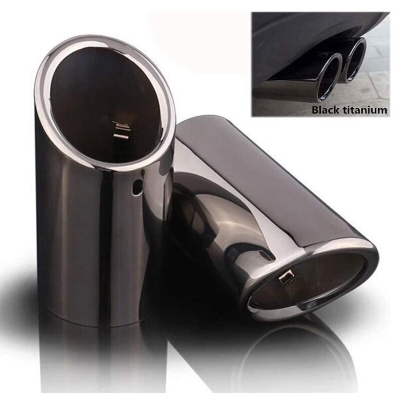 Car Rear Exhaust Pipe Stainless Steel Muffler Tail Pipe for Jetta MK6 1.4T