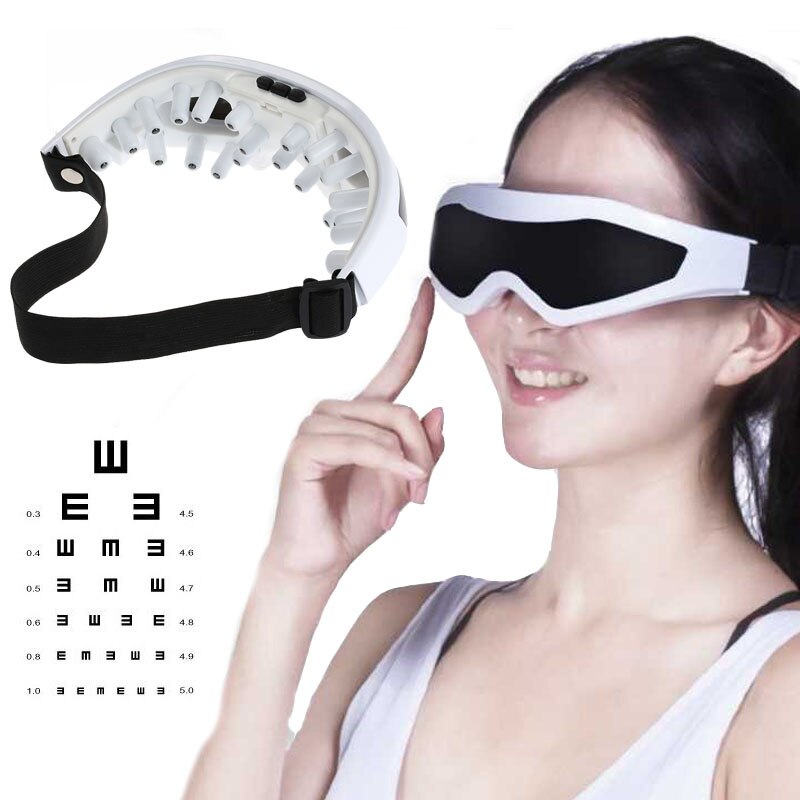 Masque électrique pour les yeux, soins de santé, masseur, lunettes, délicat, , pour la relaxation, soulage la Fatigue, Massage du front