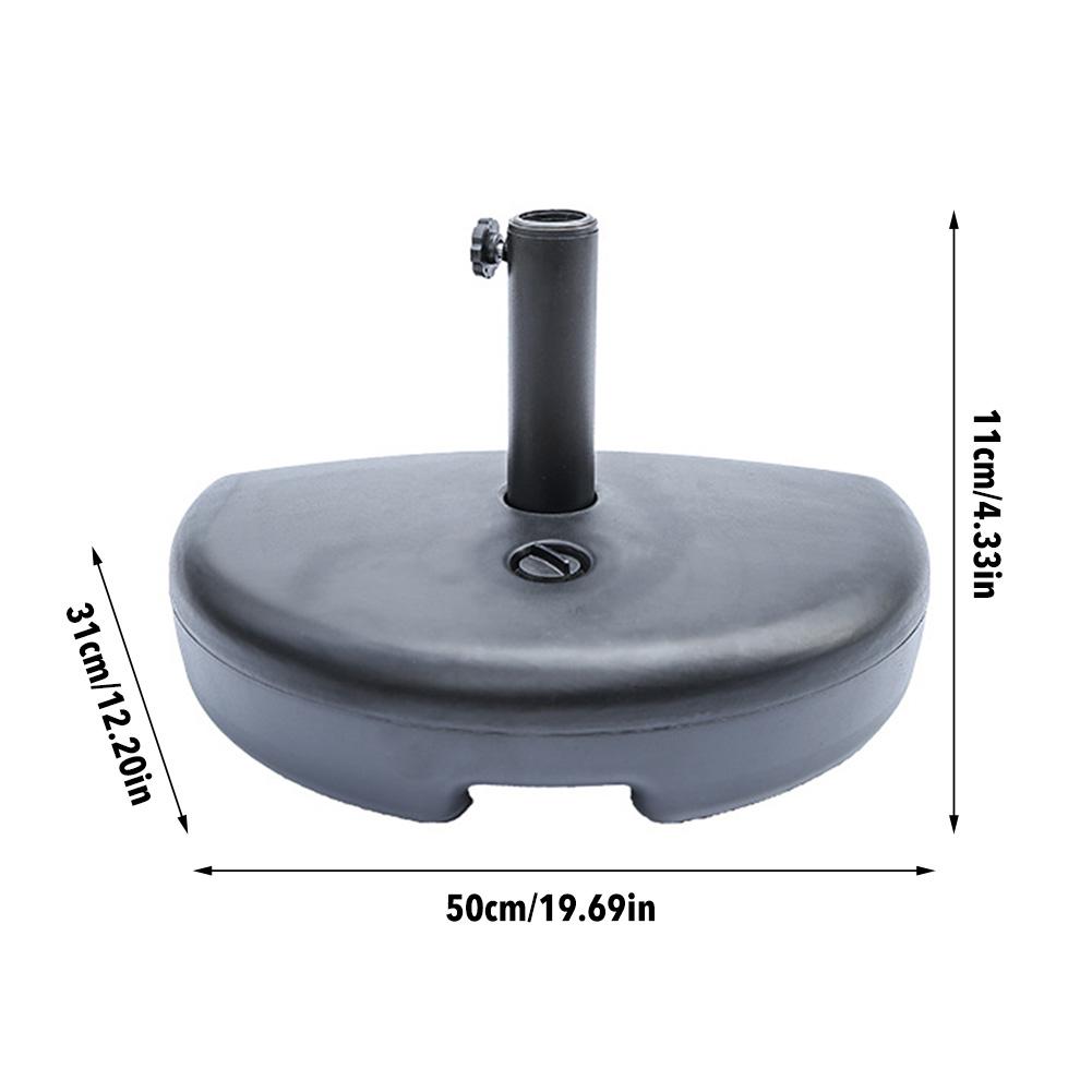Portable Durable Outdoor Parasol Garden Umbrella Base Stand Round Patio Beach Garden Patio Umbrella Holder Sun Shelter Accessory