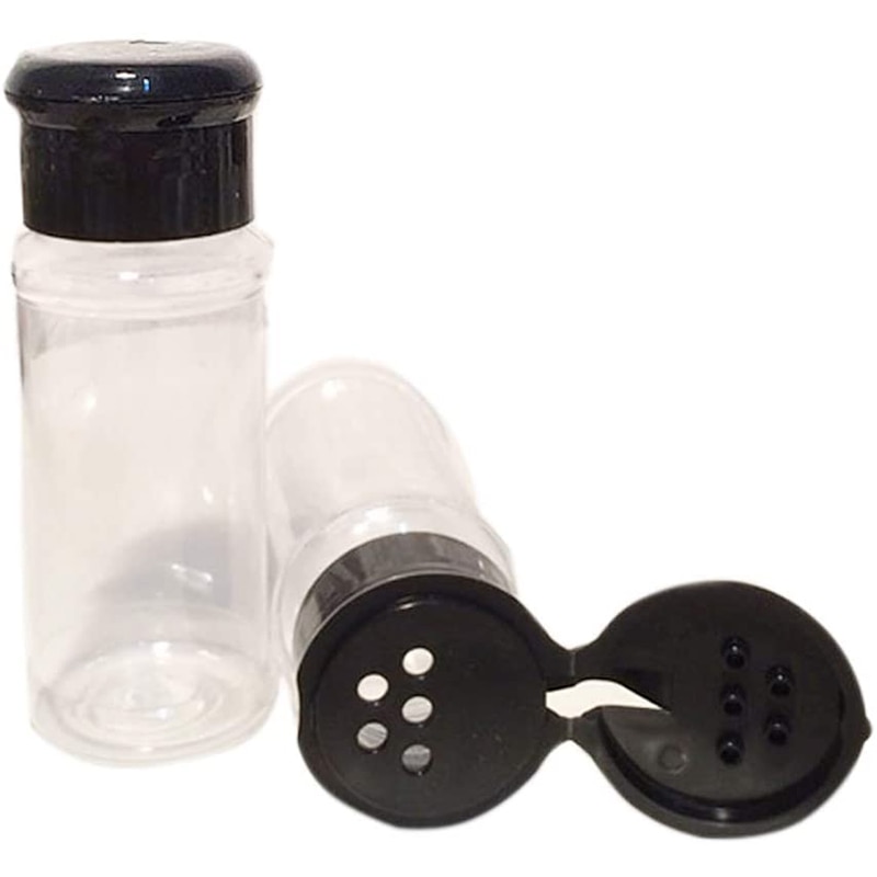 20 stk / sett 100ml krydder salt pepper shakere svart krydderburk kan pepperflaske grille krydder kjøkkenutstyrsverktøy
