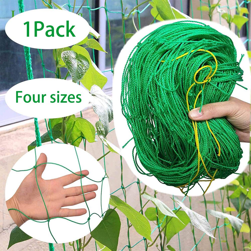 Malla de celosía de nailon, soporte de poliéster resistente, soporte para plantas de vid, escalada hidropónica, accesorios de malla para jardín doméstico
