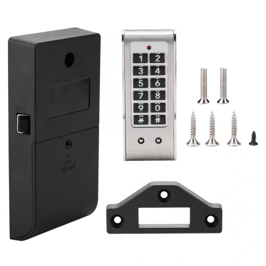 Password Lock Stainless Steel Electronic Password Lock Temporary Password Drawer Combination Lock cerradura electronica