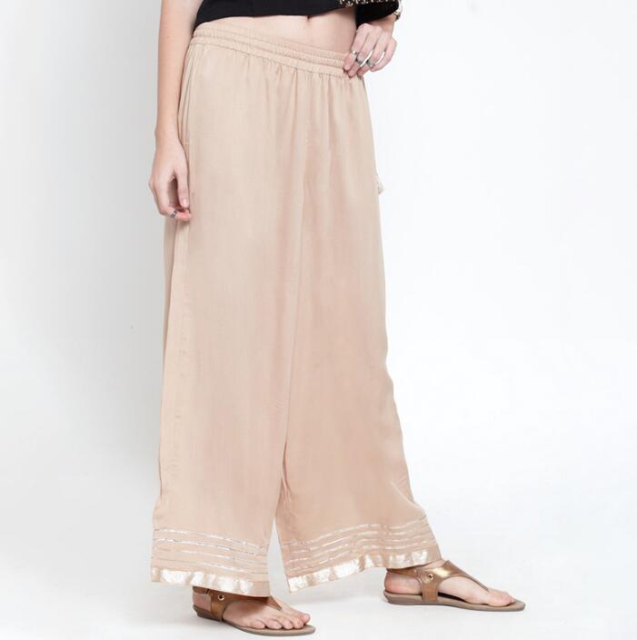 Pantalon traditionnel indien en coton pour femmes, jambes larges, Style ethnique, bas de printemps et d'été,
