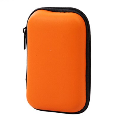 Electronic Digital Organizer Bag Mobile Phone Data Cable Charger Accessories Box Portable Headset Bag Solid Color Tote Case: A-1