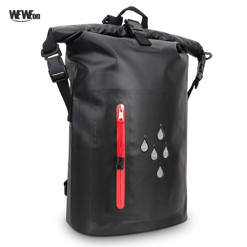 Bolsas secas para buceo IP65, 25/40L, gran tamaño, mochila Impermeable, equipo de Kayak de vela, bolsa seca de cubo plegable, Impermeable de PVC