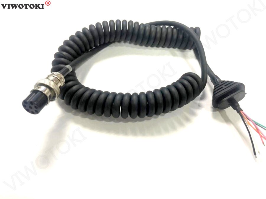 Generic Replacement Mic Cable Cord Wire For Alinco Radio EMS-57 EMS-53 DR635 DR620 DR435