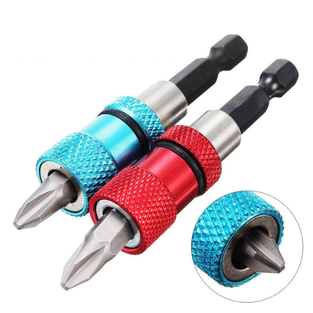 ! justerbar skrutrekker bitsholder 1/4 hex skaft magnetisk spiss hjemmehåndverktøy