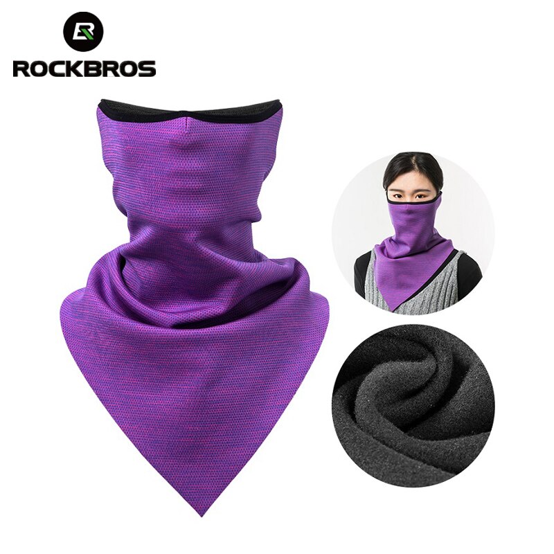 Rockbros máscara facial de esqui, máscara de inverno com lã térmica e respirável para ciclismo, corrida, snowboard, motociclismo e esqui