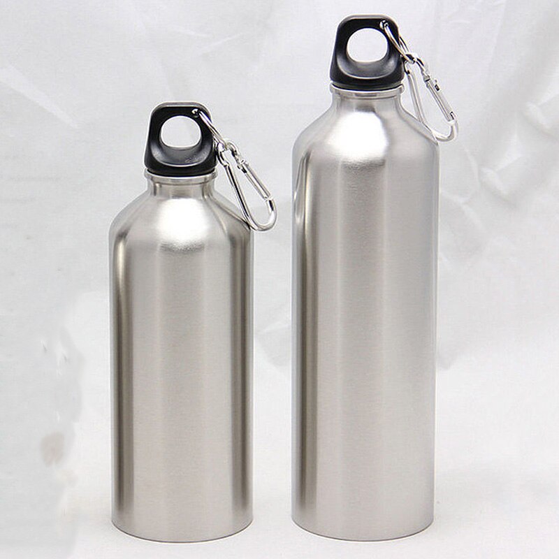 500ml/750ml roestvrijstalen sportwaterflessen + lekvrije dop, sportkantine, beker, waterfles met deksel 25oz