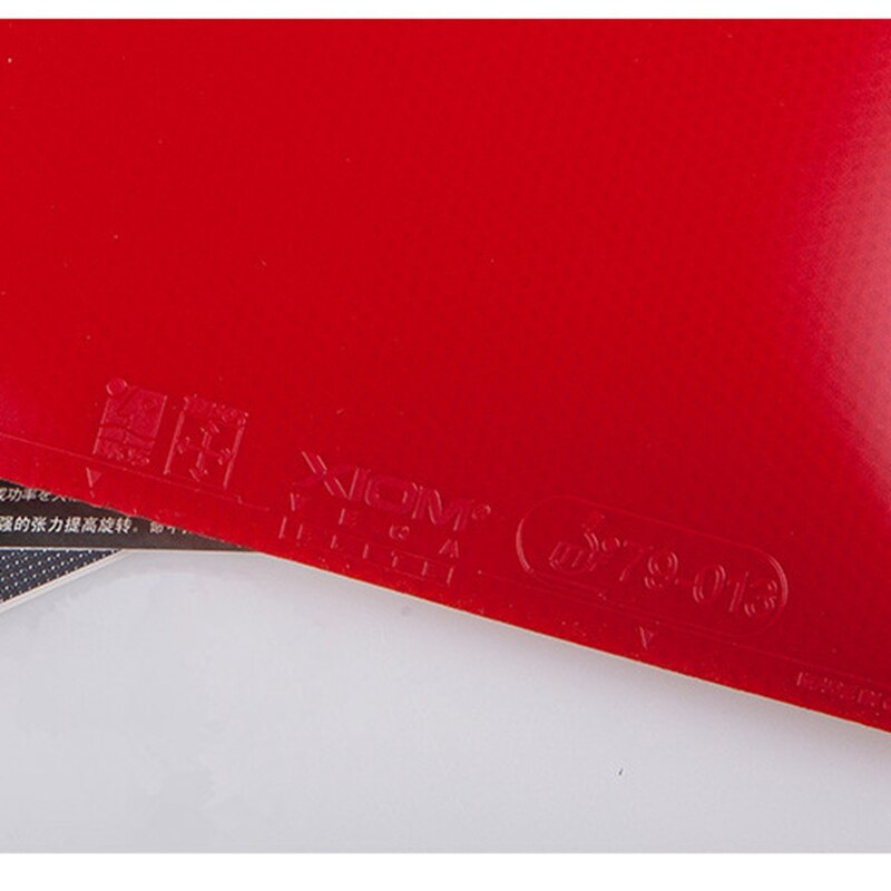 Xiom Vega Elite Table Tennis Rubber Super Balance For All Levels Of Players