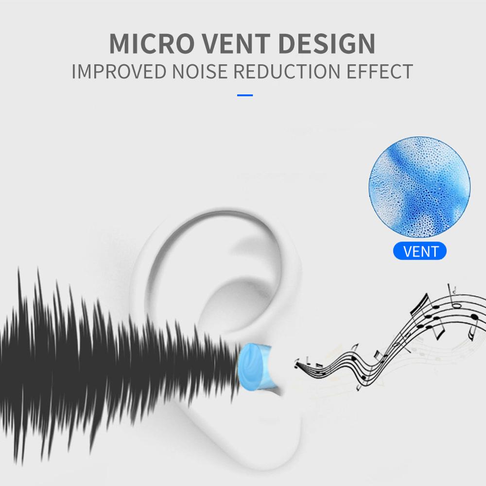 4 Pairs Soft Foam Oordopje Ruisonderdrukking Preventie Oordopjes Ruisonderdrukking Voor Studie Reizen Slapen Oordopjes Willekeurige Kleur
