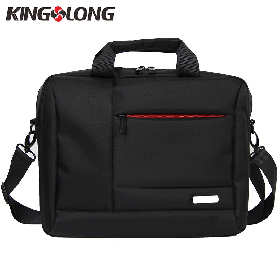 Kingslong zakelijke aktetas nylon laptop notebook computer beschermtas voor heren crossbody schoudertas laptop koffer: Default Title