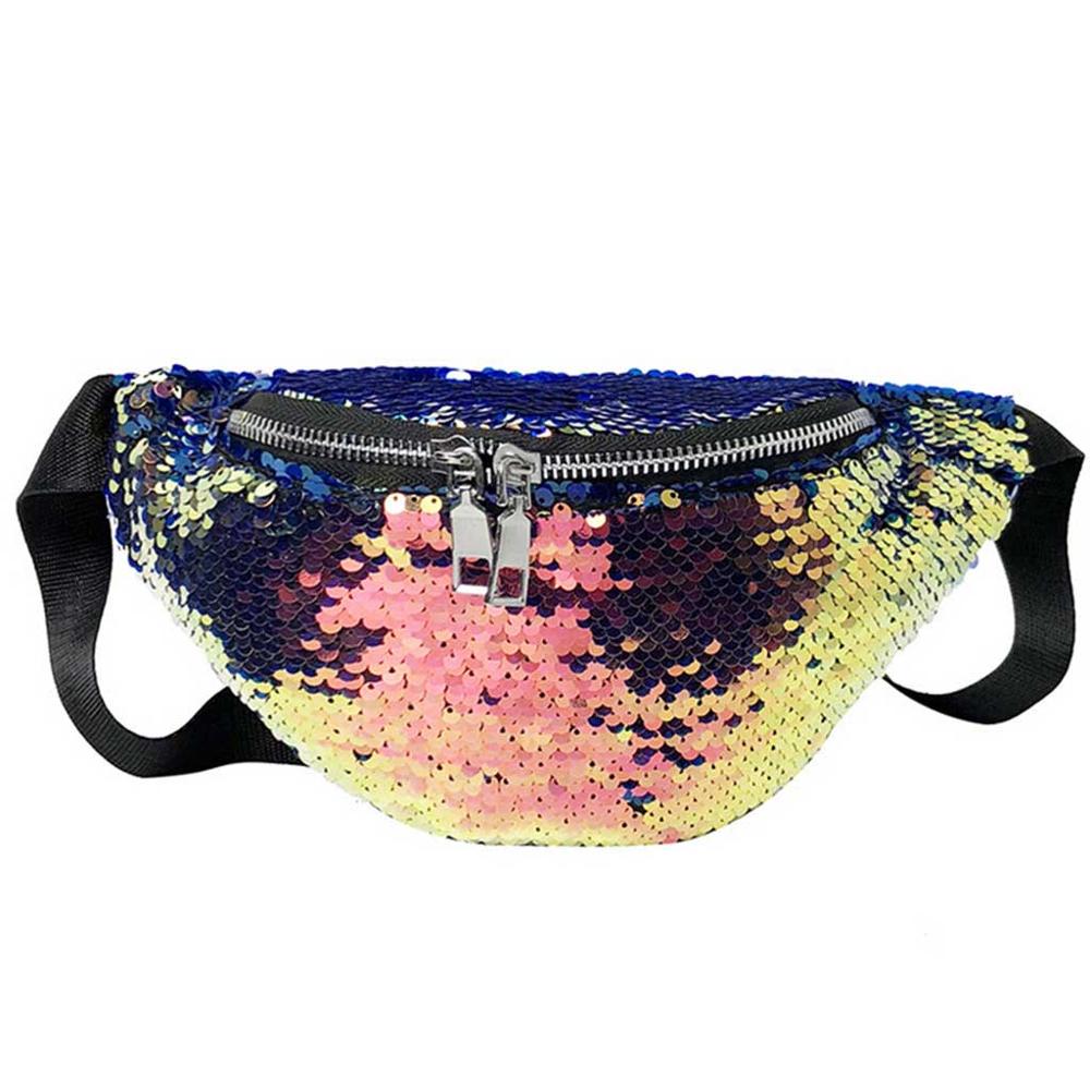 Mode dames tas toevallige trend zakken pailletten Messenger bag multifunctionele borst zak wilde schoudertas Y516: MR